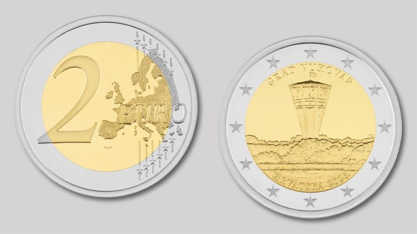 Vukovar na kovanici od 2 eura: građani se mogu predbilježiti za prigodno izdanje