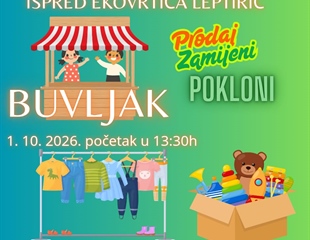 Jesenski buvljak ispred vrtića u Borovu naselju: Očuvane stvari...
