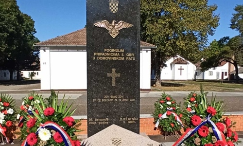 Obilježena 34. godišnjica ustroja 5. gardijske brigade Hrvatske vojske