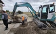 U dijelu ulice Široki put u Vukovaru završni radovi na izgradnji javne kanalizacijske mreže