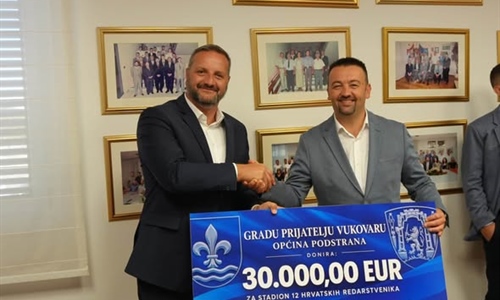 Podstrana uz Vukovar: 30 tisuća eura za Stadion "12 hrvatskih...