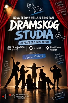 Dramski studio Hrvatskog doma Vukovar: zadnji poziv za mlade glumce prije nove predstave