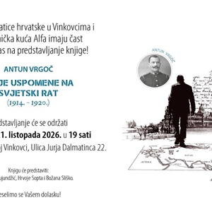 Promocija knjige: Moje uspomene na Svjetski rat