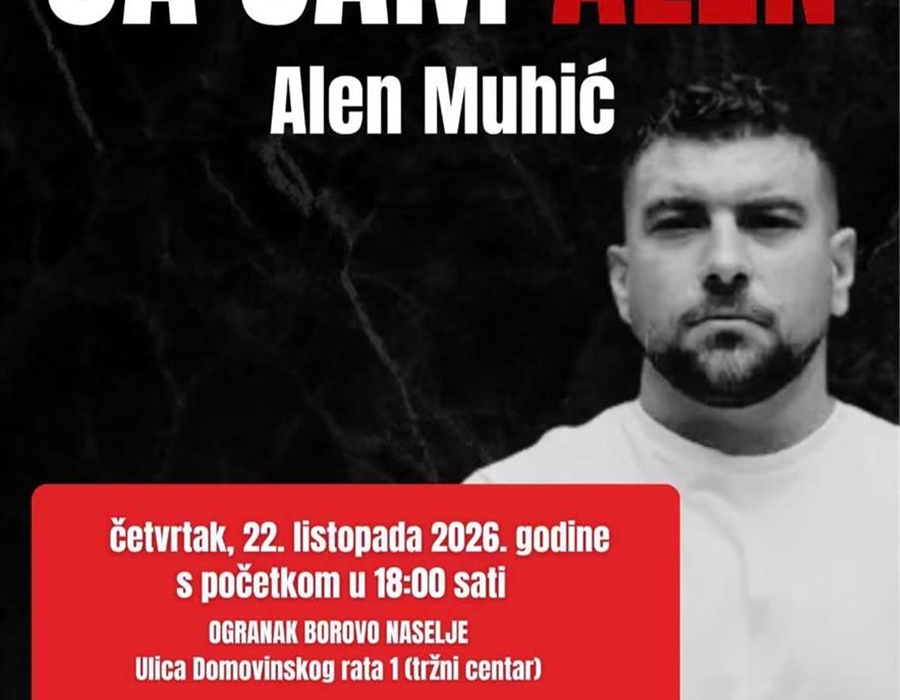 Alen Muhić u Vukovaru predstavlja autobiografsku knjigu „Ja sam Alen –...