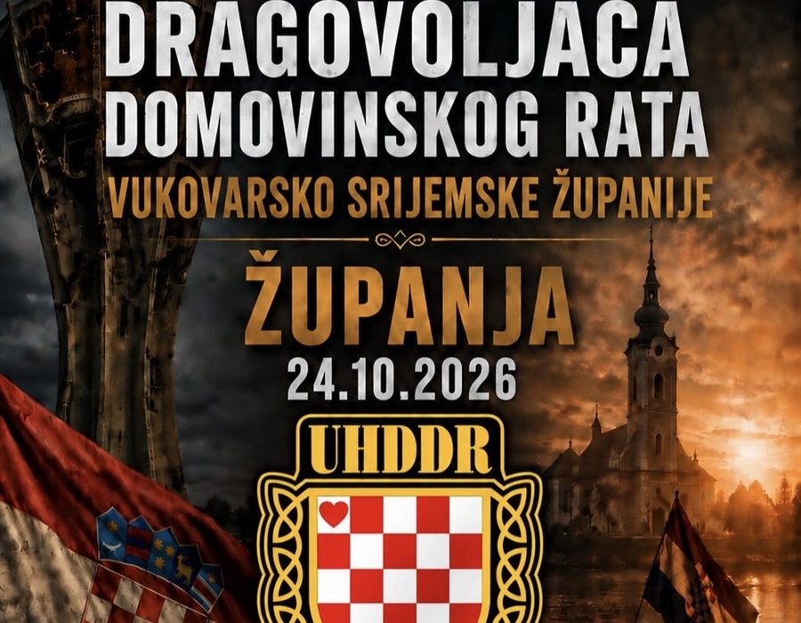 U Županji će u subotu biti obilježen Dan dragovoljaca Domovinskog rata...