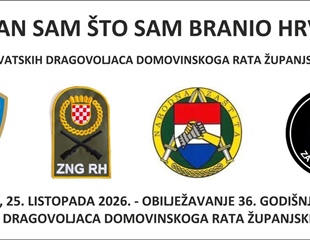 U nedjelju će se obilježiti 36. godišnjica ustroja Hrvatskih...