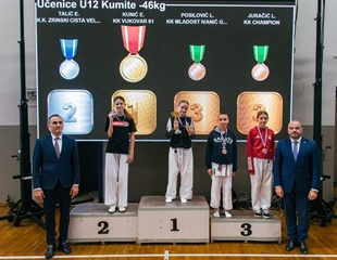 Tri zlata za Vukovar: Mladi karatisti Karate kluba Vukovar ’91 osvojili...